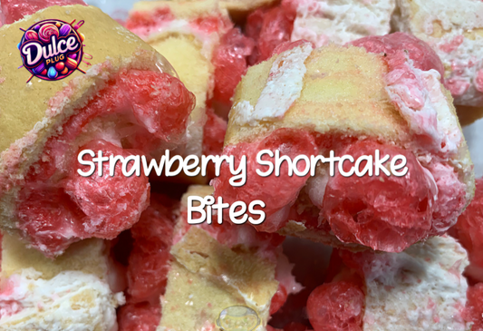 Freeze Dried Strawberry Shortcake Bites